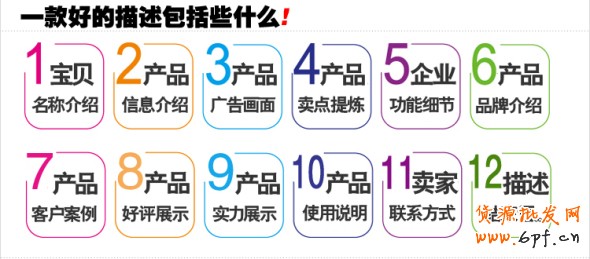 淘寶寶貝描述