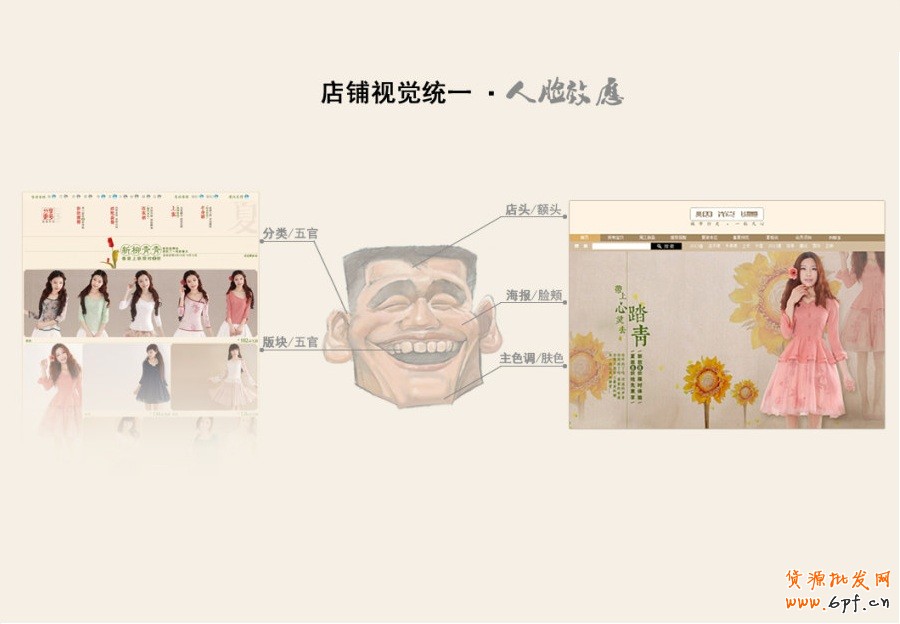 淘寶網(wǎng)店設計主色調統(tǒng)一