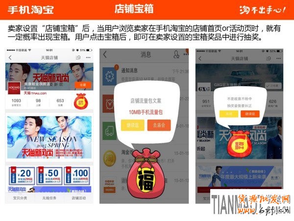 手機淘寶店鋪寶箱如何設置問題和投資幾率?