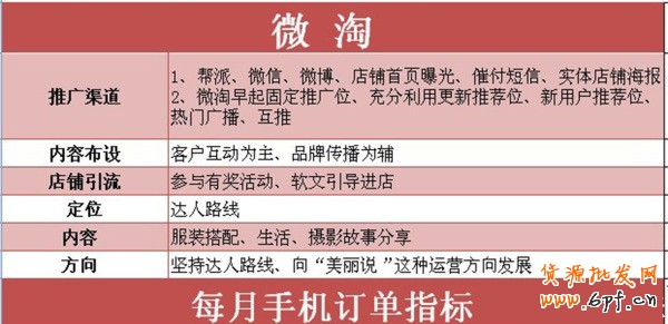 微淘的市場分析