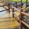 源頭廠家批發(fā)水泥仿木護(hù)欄景區(qū)欄桿