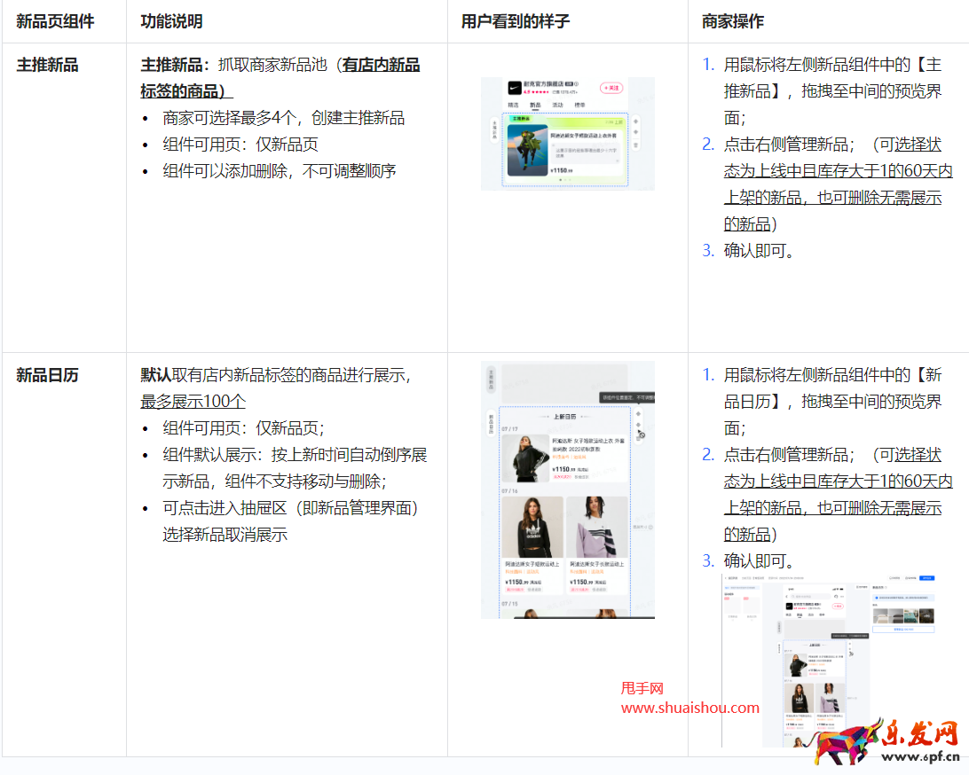 抖音店鋪新品頁