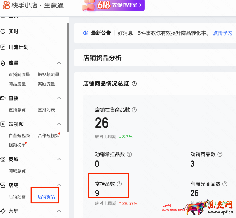 快手常掛品
